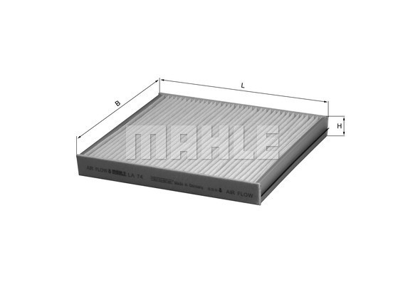 Kupefilter Knecht LA 74 KNECHT