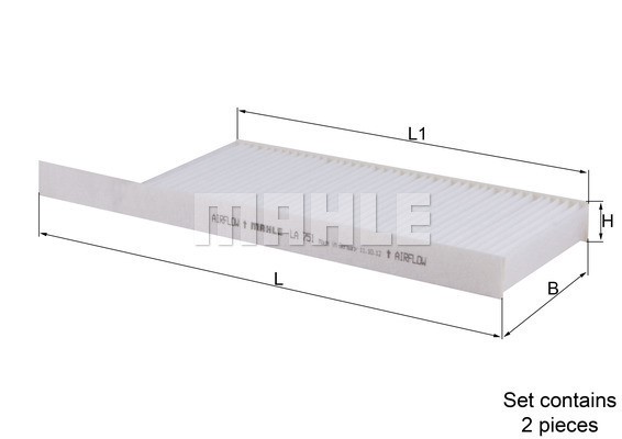 Kupefilter Knecht LA 751/S KNECHT