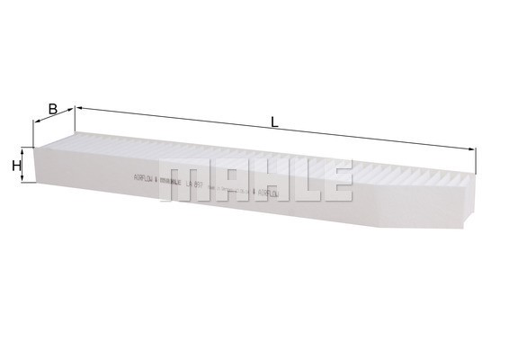 Kupefilter Knecht LA 897 KNECHT Kupefilter Knecht LA 897 KNECHT