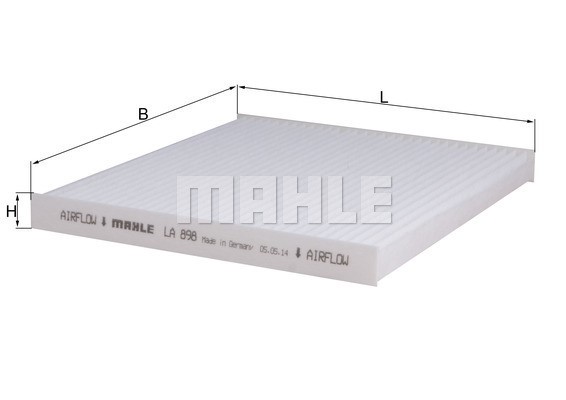 Kupefilter Knecht LA 898 KNECHT