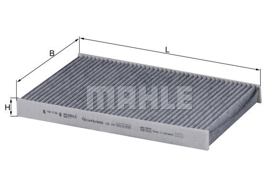 Kupefilter Knecht LAK 145 KNECHT Kupefilter Knecht LAK 145 KNECHT