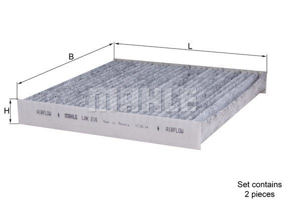 Kupefilter Knecht LAK 216 KNECHT