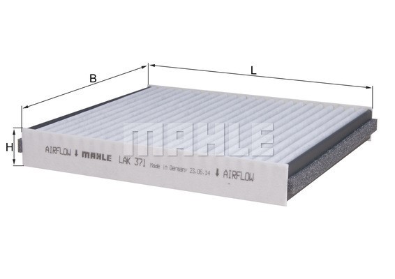 Kupefilter Knecht LAK 371 KNECHT