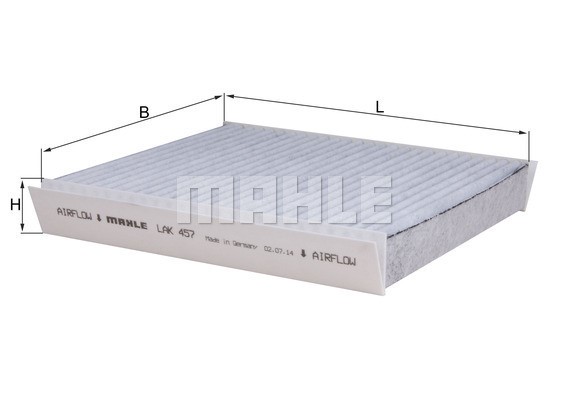 Kupefilter Knecht LAK 457 KNECHT