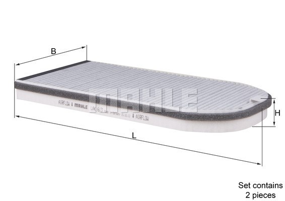 Kupefilter Knecht LAK 613/S KNECHT