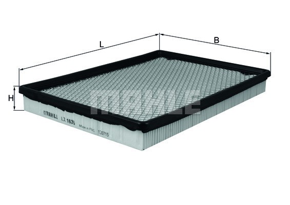 Luftfilter Knecht LX 1636 KNECHT