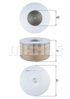 Luftfilter Knecht LX 1641 KNECHT