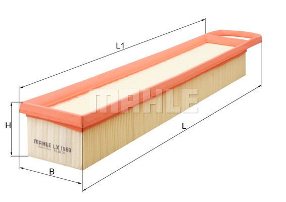 Luftfilter Knecht LX 1969 KNECHT