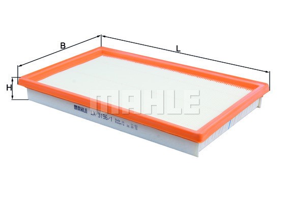 Luftfilter Knecht LX 3196/1 KNECHT