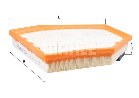 Luftfilter, Vänster Knecht LX 3728/1 KNECHT