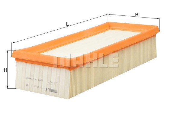 Luftfilter Knecht LX 632 KNECHT