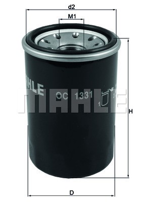 Oljefilter Knecht OC 1331 KNECHT