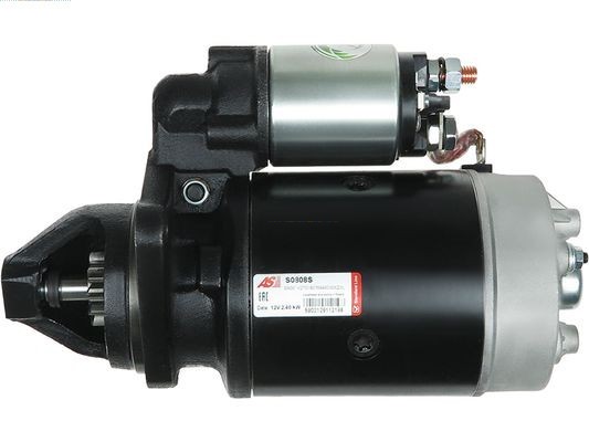 Startmotor 12V As-pl S0808S AS-PL Startmotor 12V As-pl S0808S AS-PL