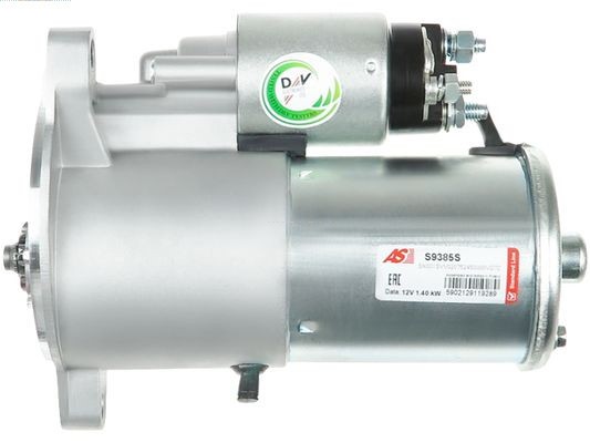 Startmotor 12V As-pl S9385S AS-PL Startmotor 12V As-pl S9385S AS-PL