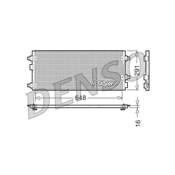 Kondensor, klimatanläggning Denso DCN13003 DENSO