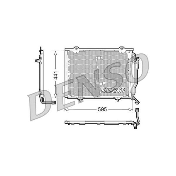 Kondensor, klimatanläggning Denso DCN17012 DENSO