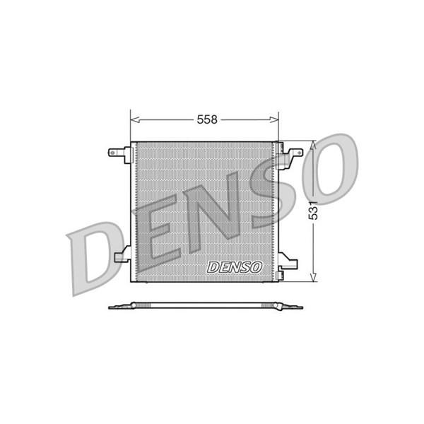 Kondensor, klimatanläggning Denso DCN17022 DENSO