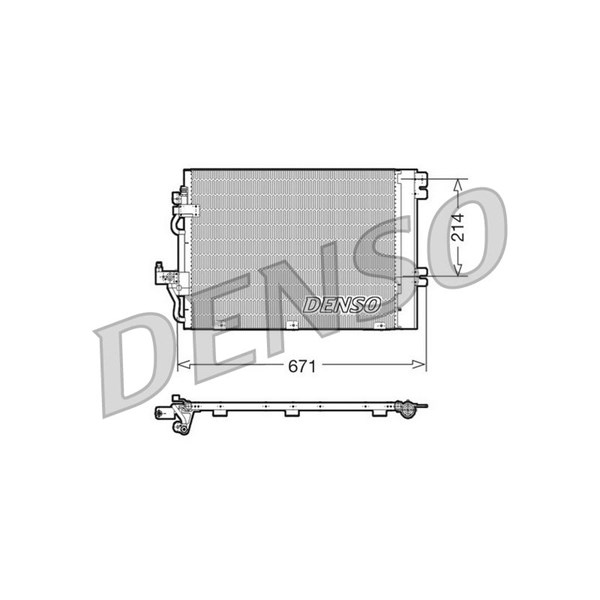 Kondensor, klimatanläggning Denso DCN20009 DENSO