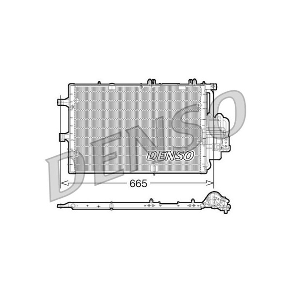 Kondensor, klimatanläggning Denso DCN20017 DENSO