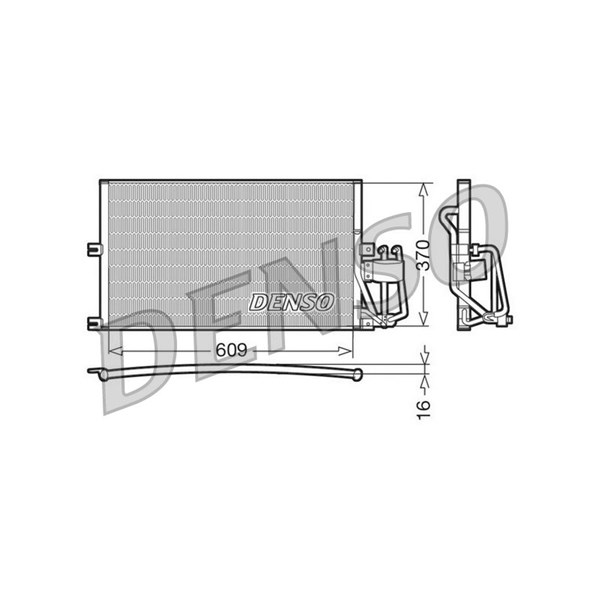 Kondensor, klimatanläggning Denso DCN20029 DENSO