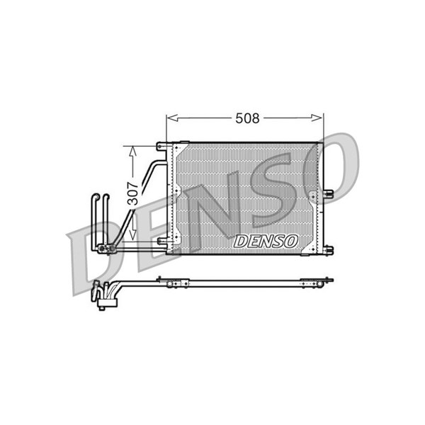 Kondensor, klimatanläggning Denso DCN20030 DENSO