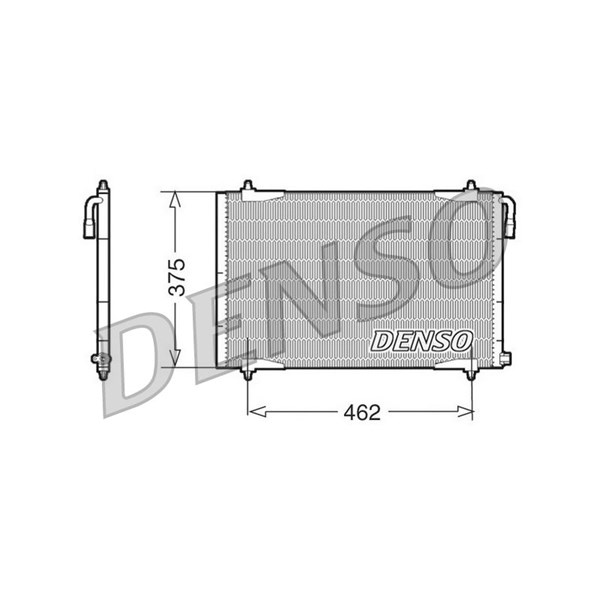 Kondensor, klimatanläggning Denso DCN21006 DENSO