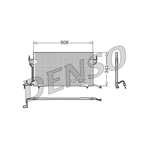 Kondensor, klimatanläggning Denso DCN21010 DENSO