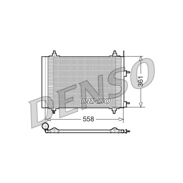 Kondensor, klimatanläggning Denso DCN21015 DENSO