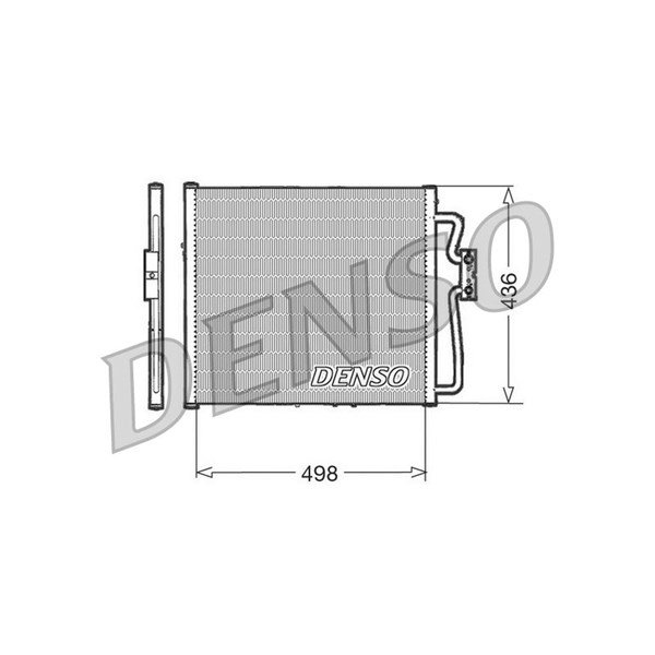 Kondensor, klimatanläggning Denso DCN23009 DENSO