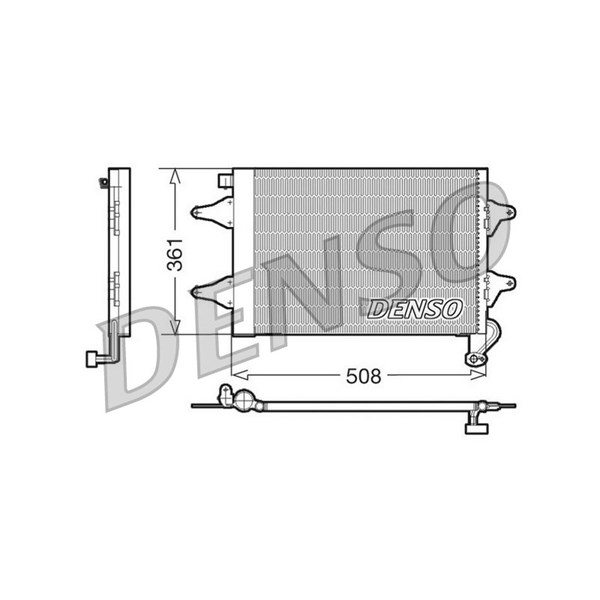 Kondensor, klimatanläggning Denso DCN27004 DENSO