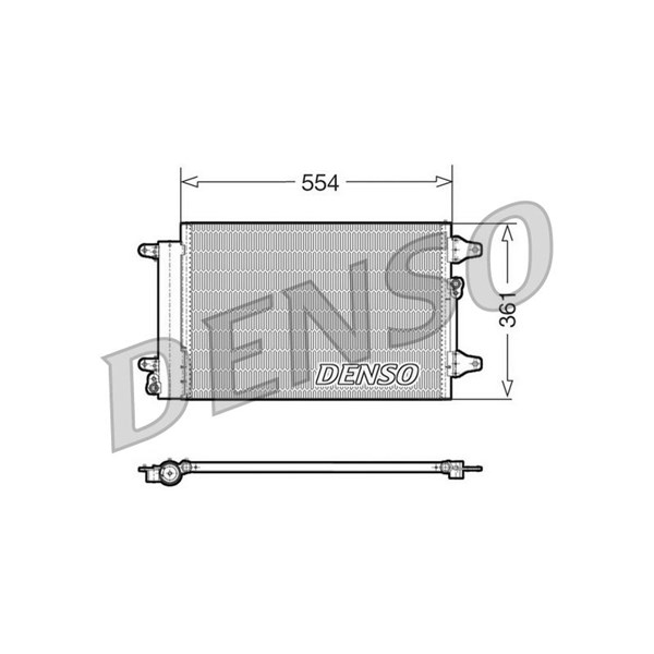 Kondensor, klimatanläggning Denso DCN32015 DENSO