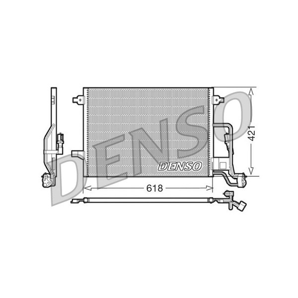 Kondensor, klimatanläggning Denso DCN32018 DENSO
