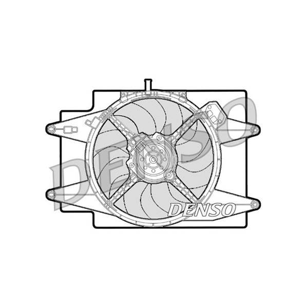 Fläkt, kylare 12V Denso DER01001 DENSO