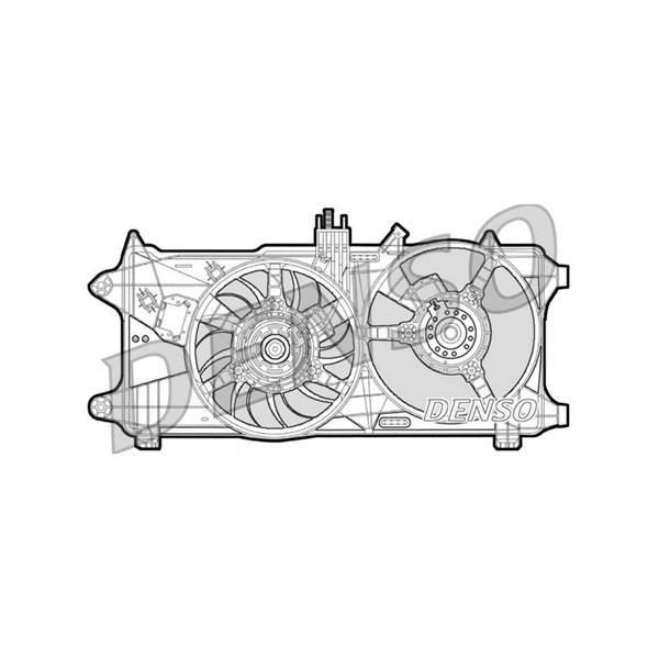 Fläkt, kylare 12V Denso DER09026 DENSO