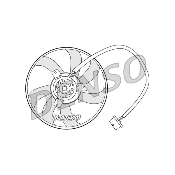Fläkt, kylare Denso DER32003 DENSO