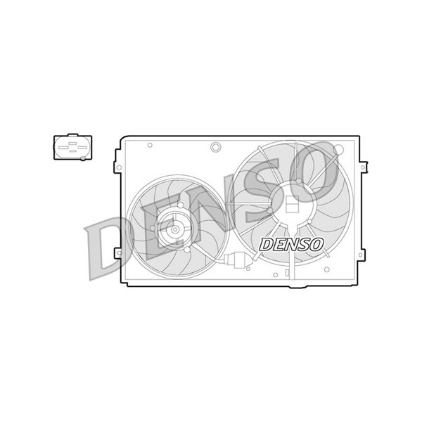 Fläkt, kylare 12V Denso DER32011 DENSO