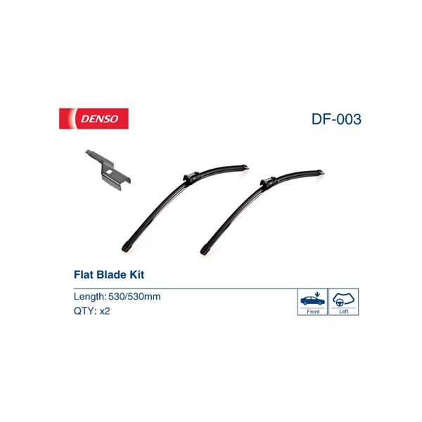 Torkarblad, Förarsida, Passagerarsida Denso DF-003 DENSO
