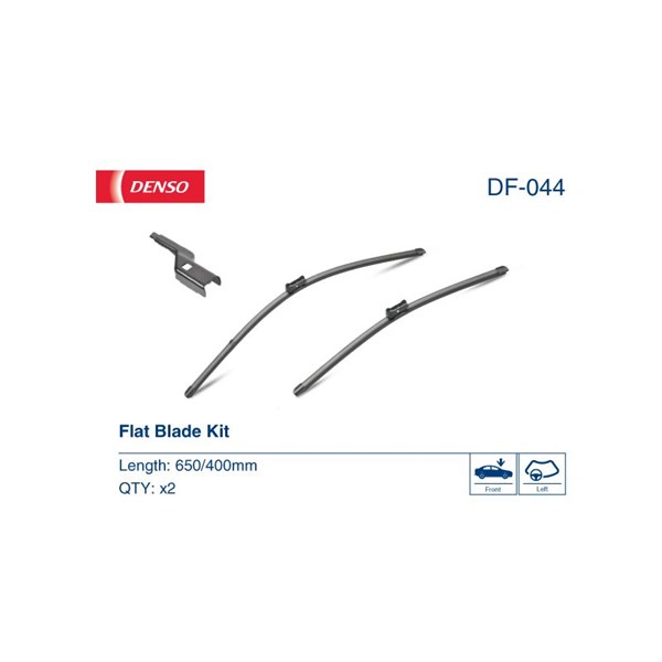 Torkarblad, Förarsida, Passagerarsida Denso DF-044 DENSO