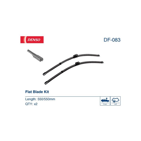 Torkarblad, Förarsida, Passagerarsida Denso DF-083 DENSO
