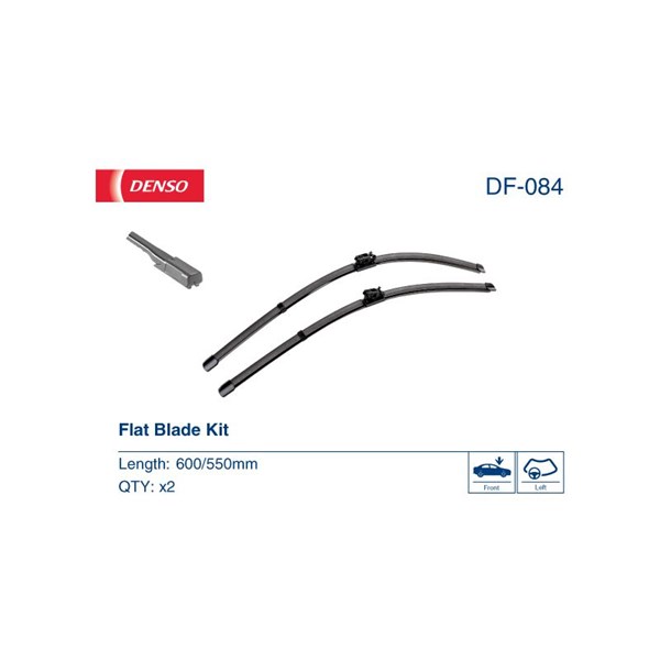 Torkarblad, Förarsida, Passagerarsida Denso DF-084 DENSO