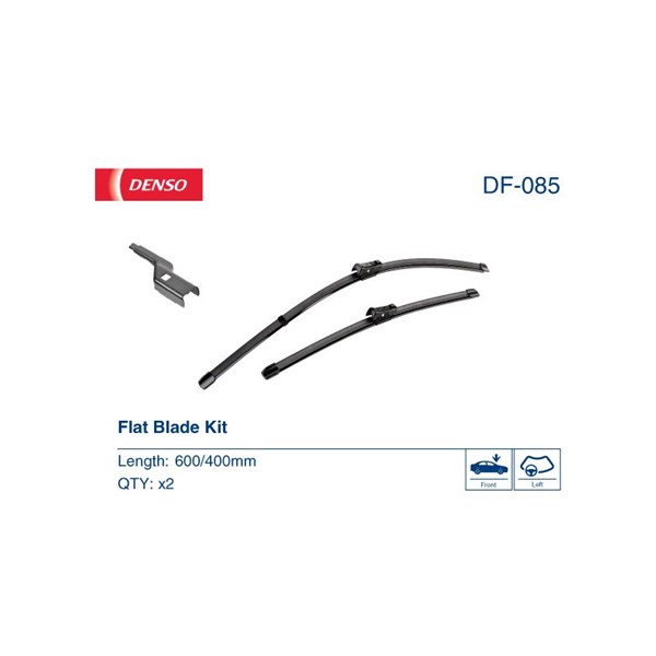 Torkarblad, Förarsida, Passagerarsida Denso DF-085 DENSO