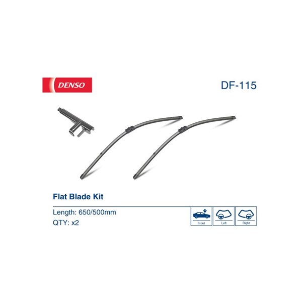 Torkarblad, Förarsida, Passagerarsida Denso DF-115 DENSO