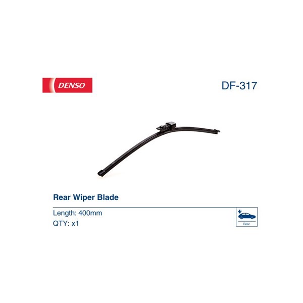 Torkarblad, Bak Denso DF-317 DENSO