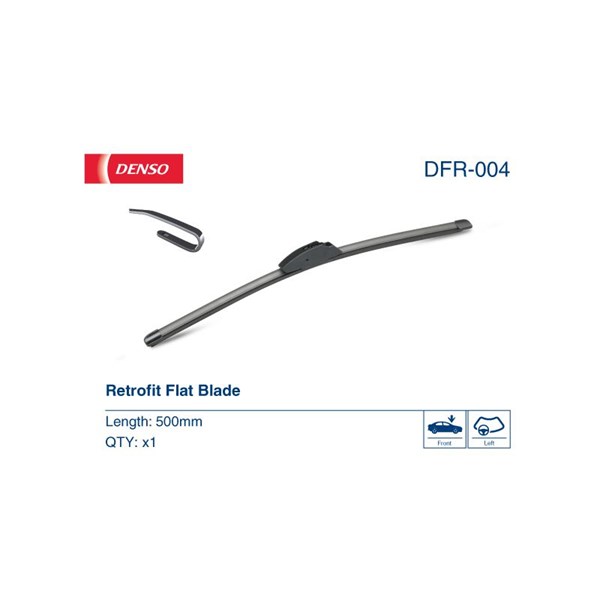 Torkarblad, Förarsida, Passagerarsida Denso DFR-004 DENSO