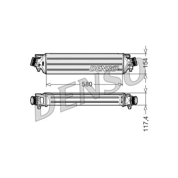 Intercooler Denso DIT01002 DENSO Intercooler Denso DIT01002 DENSO