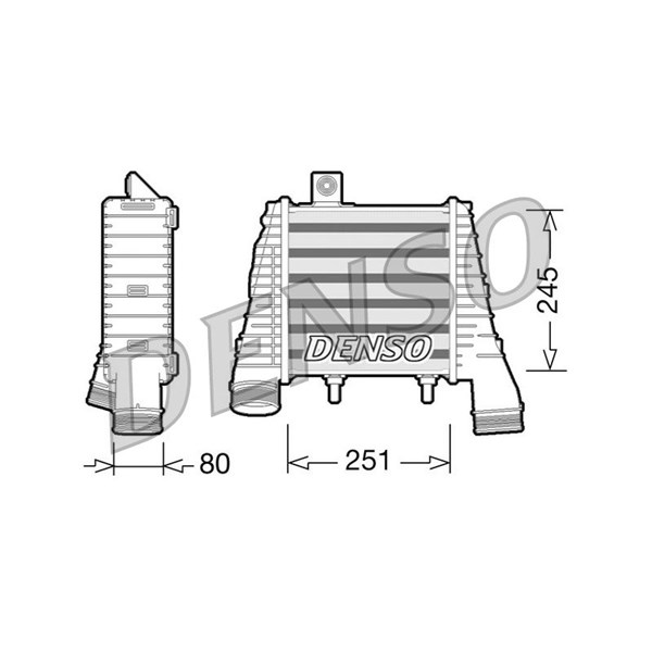 Intercooler Denso DIT02008 DENSO