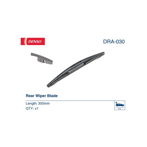 Torkarblad, Bak Denso DRA-030 DENSO