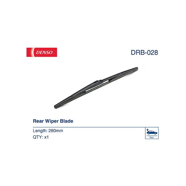 Torkarblad, Bak Denso DRB-028 DENSO