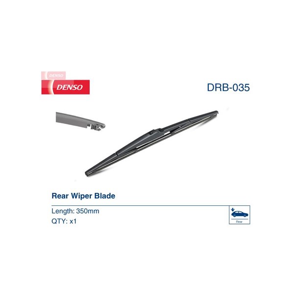 Torkarblad, Bak Denso DRB-035 DENSO
