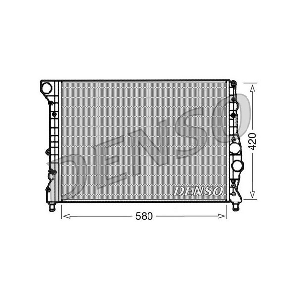 Kylare, motorkylning Denso DRM01001 DENSO